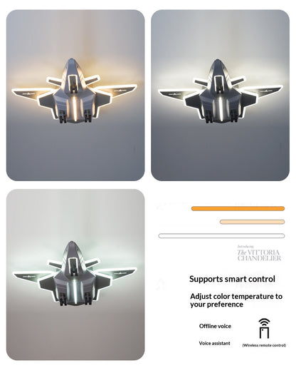 Kreative Deckenleuchte/Hängeleuchte in Flugzeugform